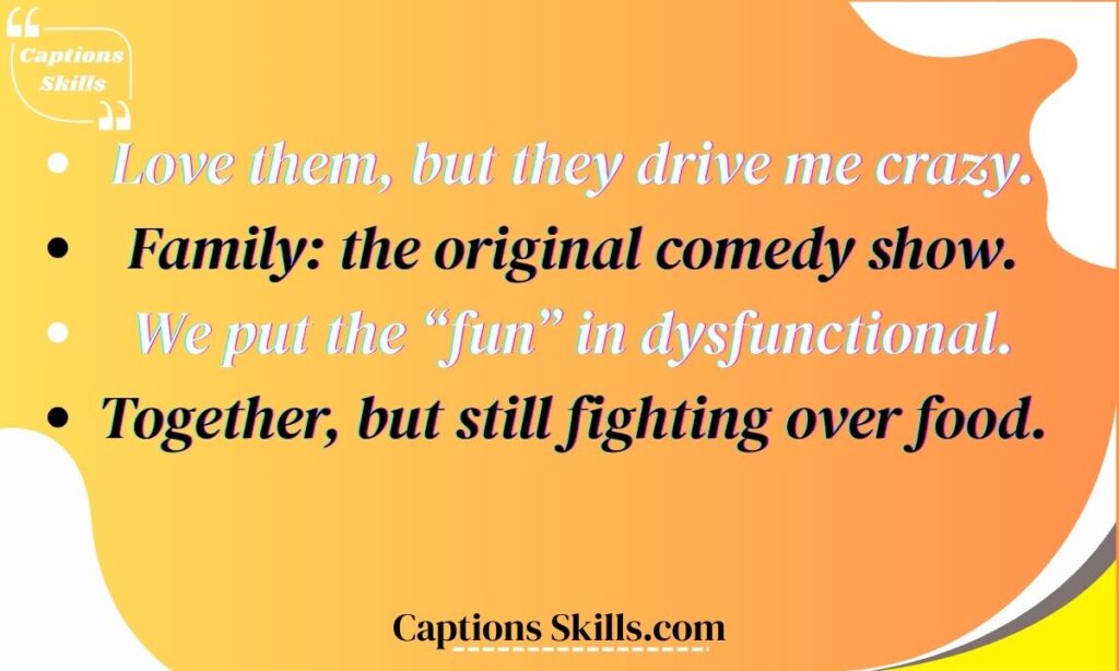 😂 Funny Family Photo Captions