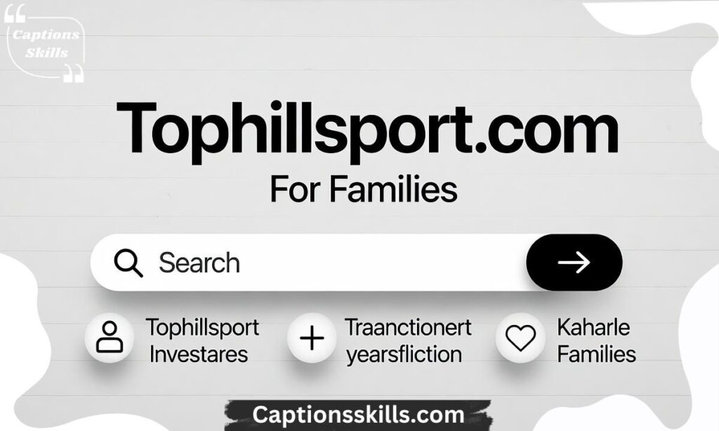 Tophillsport com for Families