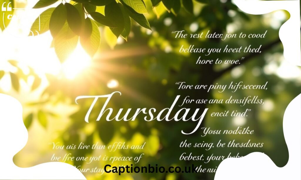 🌿 Aesthetic Thursday Positive Quotes